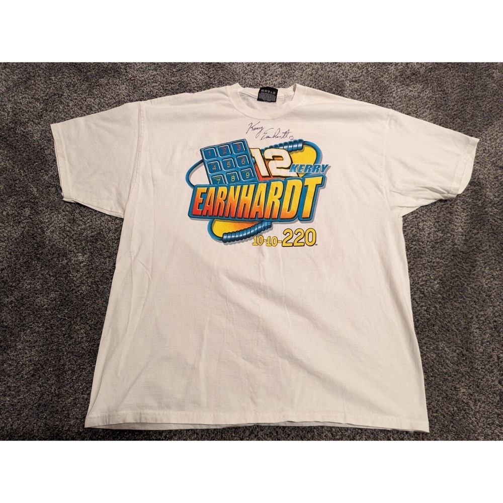 Chase Authentics White Earnhardt Graphic Jersey